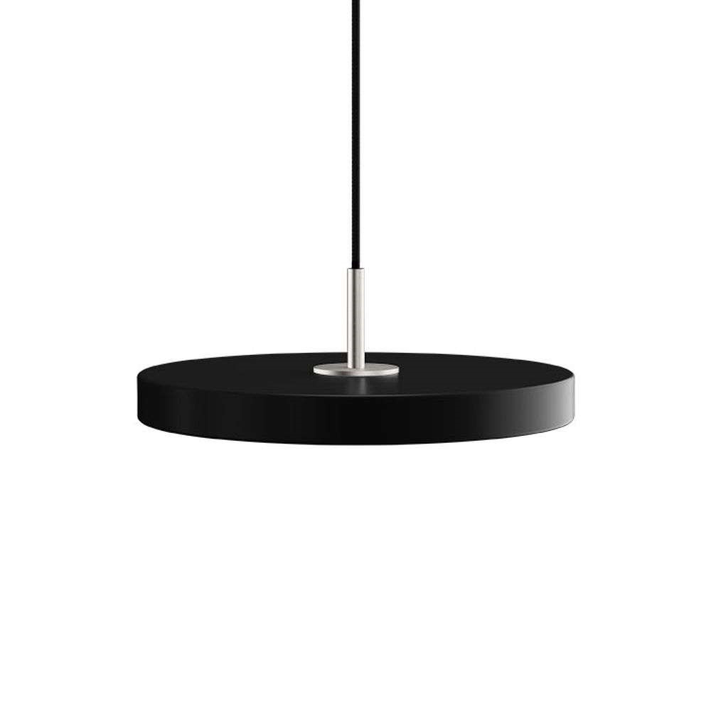 UMAGE - Asteria Mini Hanglamp Black/Steel Top Umage