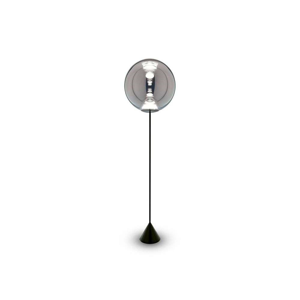 Tom Dixon - Globe Cone Vloerlamp Chrome Black