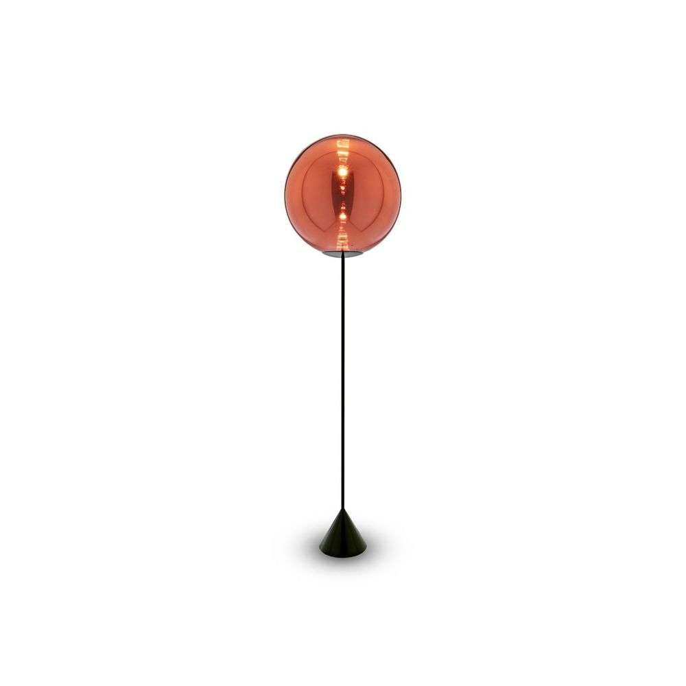 Tom Dixon - Globe Cone Vloerlamp Copper Black