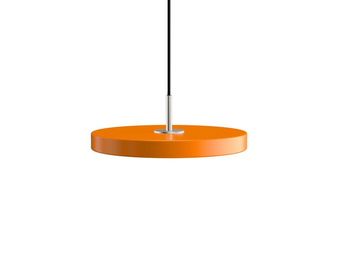 UMAGE - Asteria Mini Hanglamp Orange/Steel Top Umage