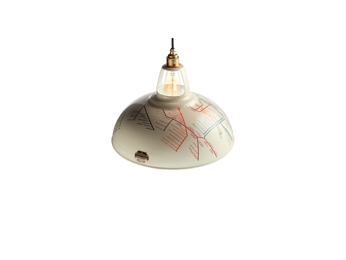 Coolicon - Large 1933 Design Hanglamp Underground Map Creme