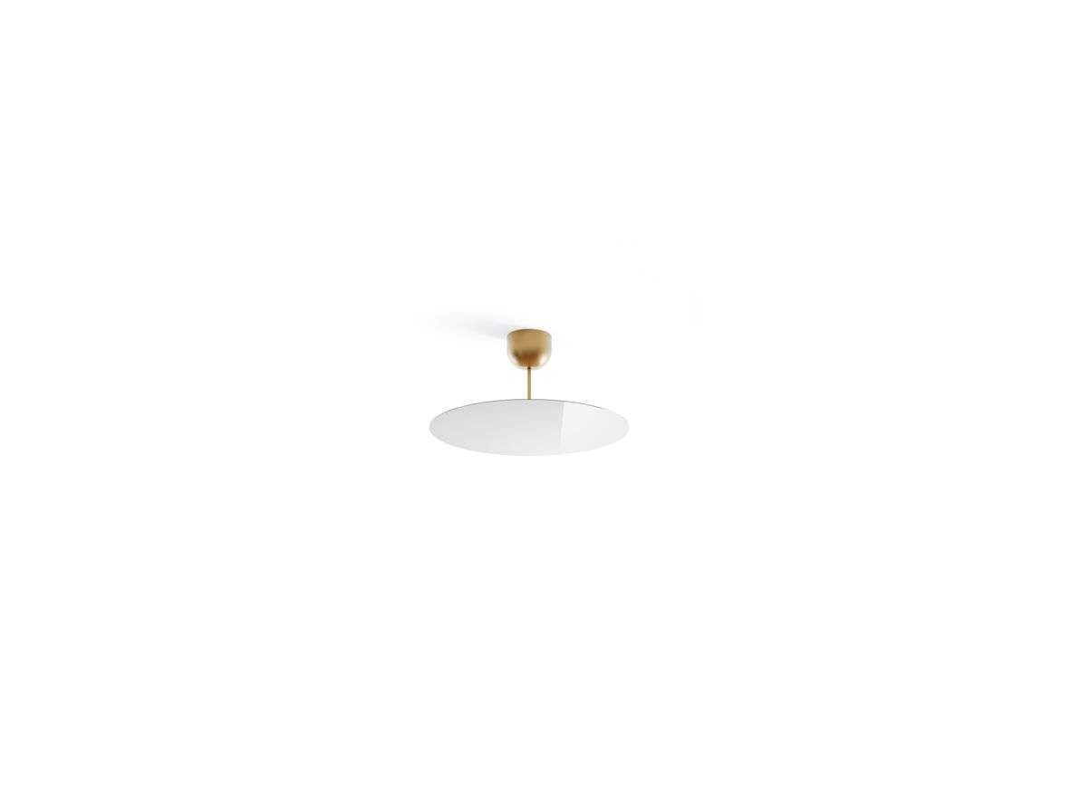 Luceplan - Milimetro Plafondlamp H23 Ø50 Brass/Mirror Luceplan