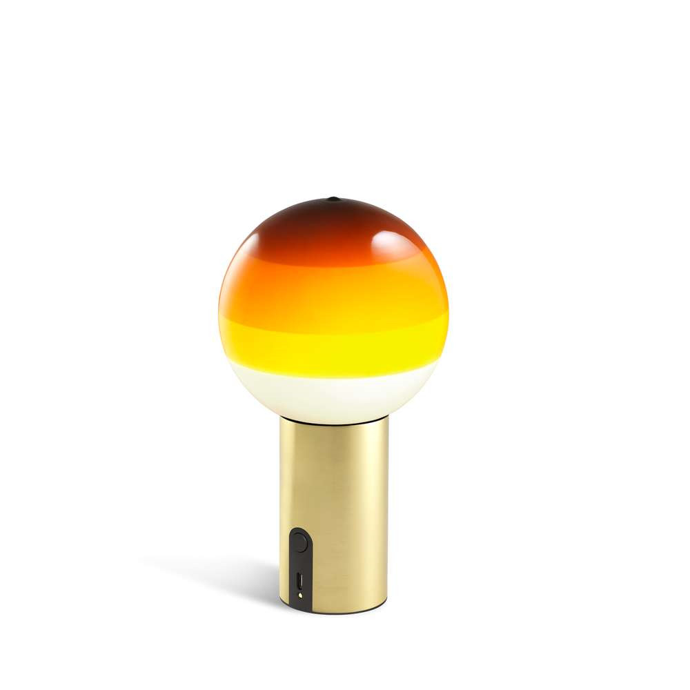 Marset - Dipping Light Portable Amber/Brushed Brass