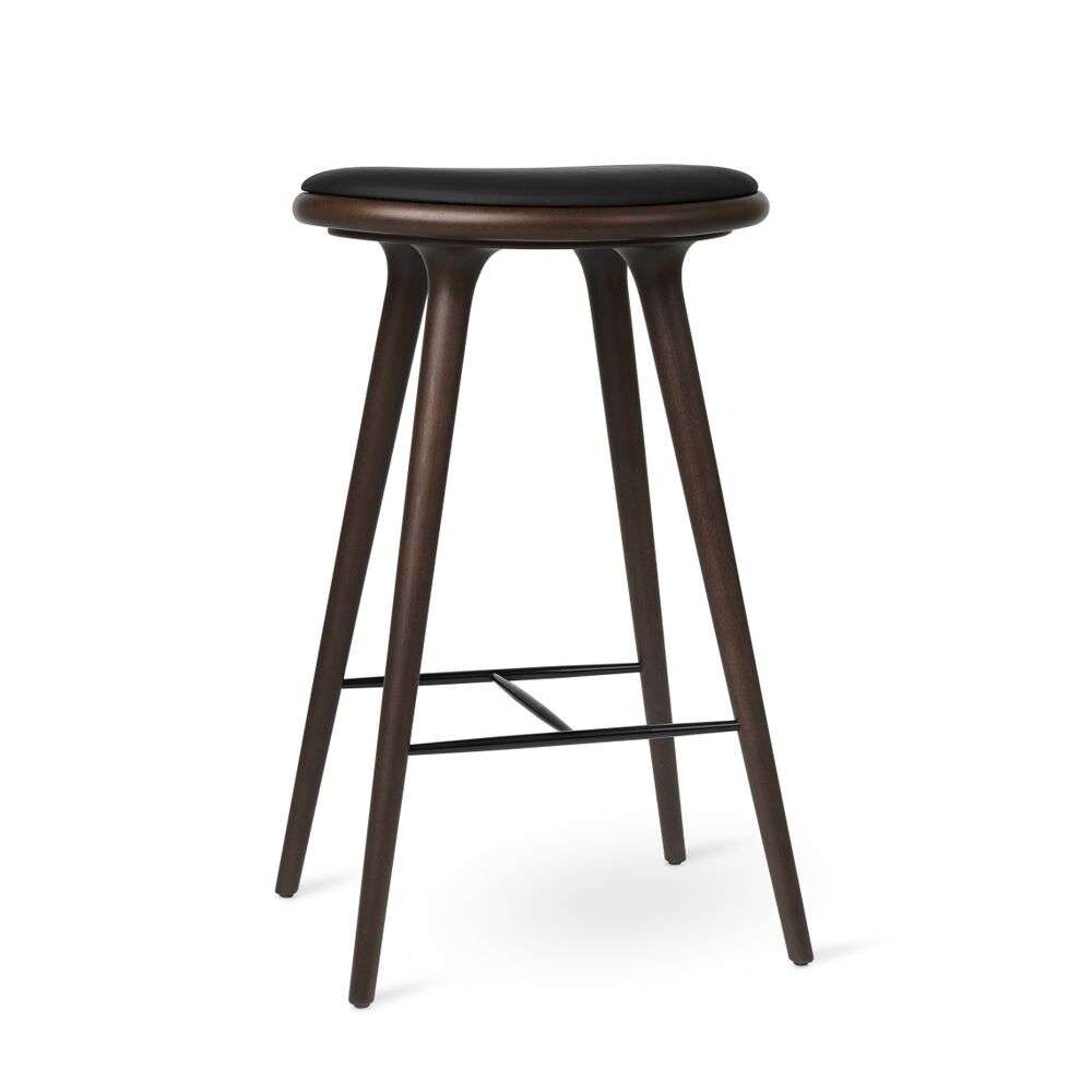 Mater - High Stool H74 Dark Stained Beech