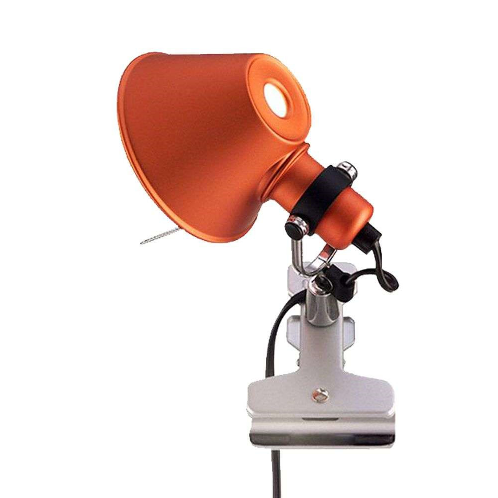 Artemide - Tolomeo Micro Pinza Wandlamp Oranje