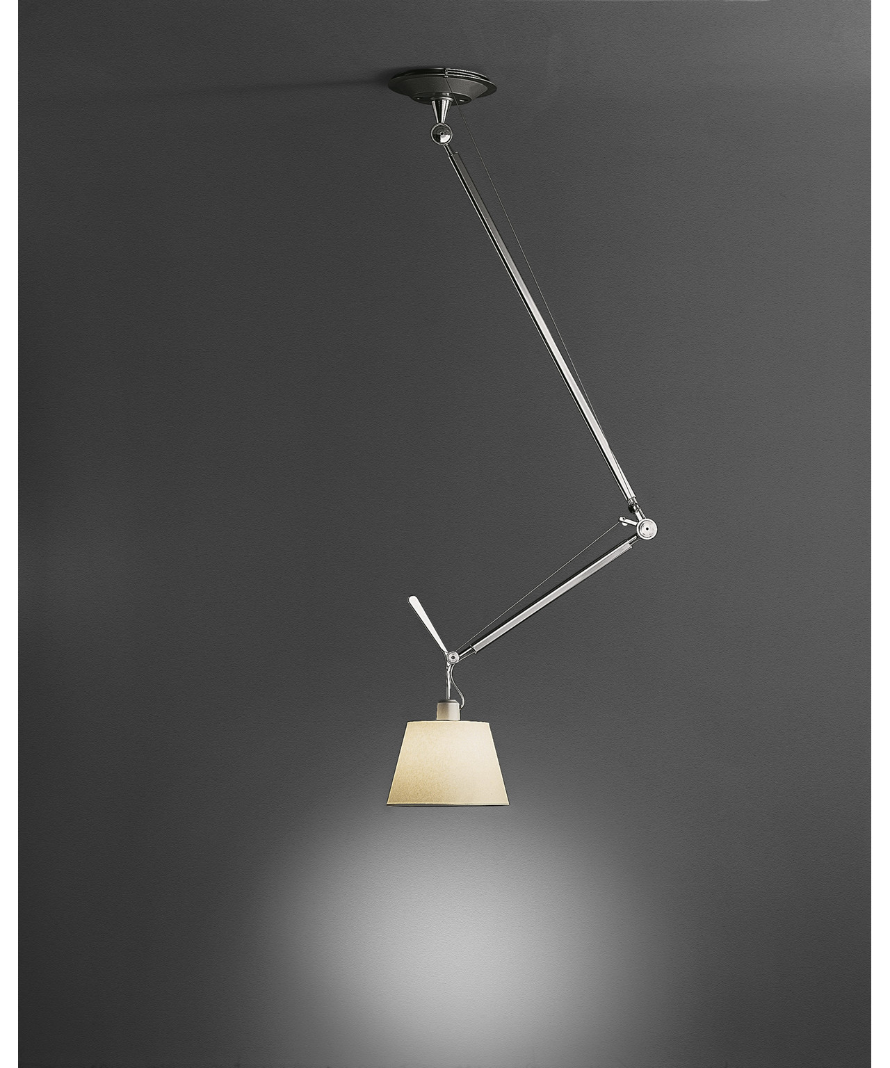 Tolomeo Decentrata Pendant Grey Artemide