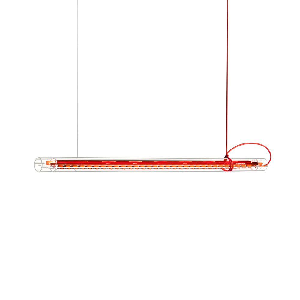 Tubular Hanglamp Rood/Rood - Ingo Maurer