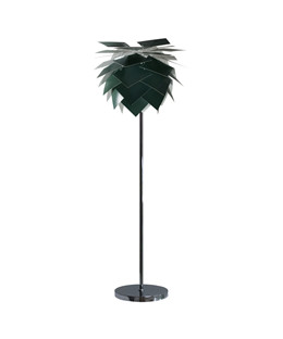 Pineapple Medium Floor Lamp Dark Green Dyberglarsen