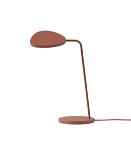 Leaf Table Lamp Copper Brown Muuto