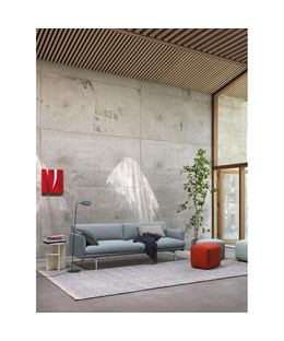 Leaf Floor Lamp Copper Brown Muuto