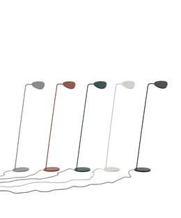 Leaf Floor Lamp Copper Brown Muuto