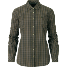 SEELAND Claire Lady Skjorte -Olive Night Check