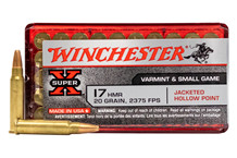 Winchester SUPER X 20gr. 17 Hmr.
