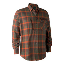Deerhunter Ethan Shirt -Orange Check
