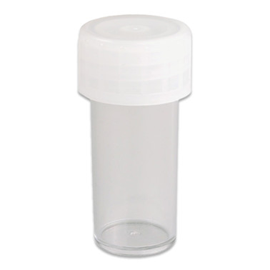 Urinprøveglas med skruelåg, 15 ml.