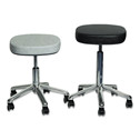 Taburet uden ryg, sort, 48-67 cm