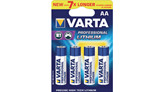 Litium batterier AA, pk med 4 stk