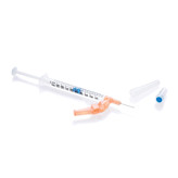 Portex blodgass sprøyte 1ml, oransje