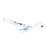 Portex blodgass sprøyte 1ml, Blå