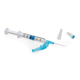 Portex blodgass sprøyte 3ml, Blå