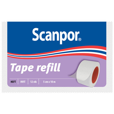 Scanpor Plaster Hvit Refill 5cm