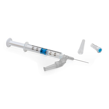 Portex blodgass sprøyte 3ml, Grå