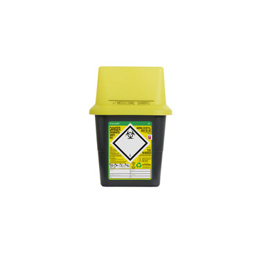 Sharpsafe® 4 Litre UK Yellow Lid