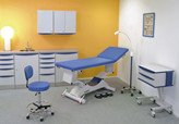 Quest® US benk el+hyd m/hjul