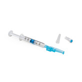 Portex blodgass sprøyte 3ml, Blå