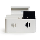 Hylle for papirer, telefoner m.m.