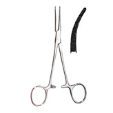 HEBU Arteriepinsett Anat Bøyd 14cm