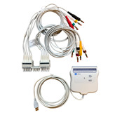 EKG med tolkning og pasient kabel