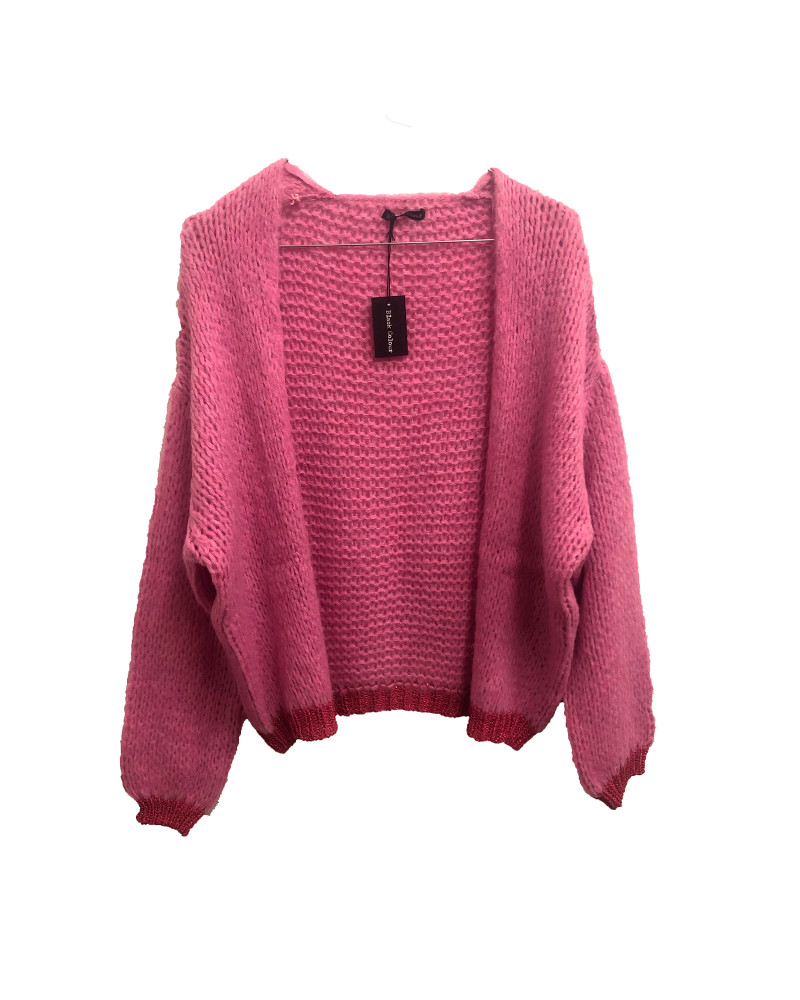 black colour filuca cardigan pastel multi