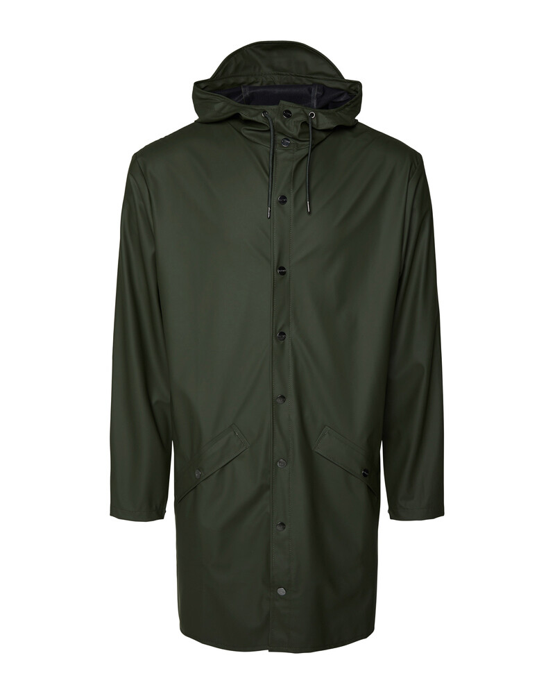 Genre dokumentarfilm Baglæns Fri fragt over 499,- Long Jacket Green Regnjakke i army Rains