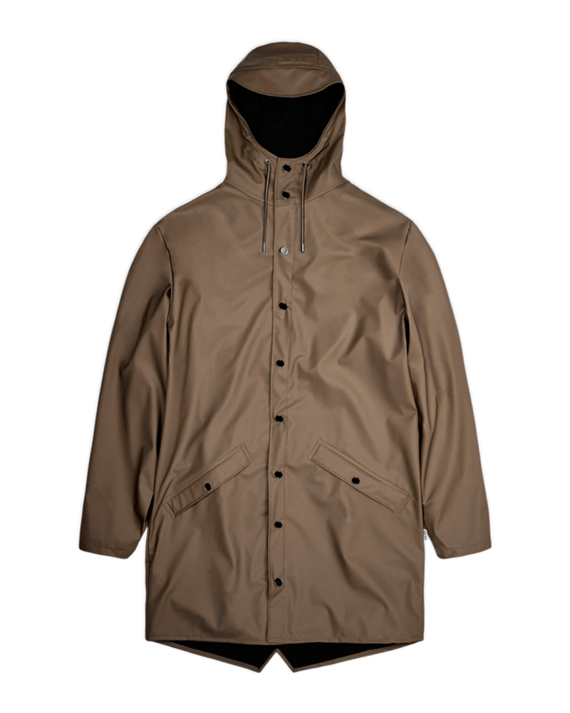 effektivitet Betsy Trotwood betale Rains ♥ Long Wood regnjakke i brun
