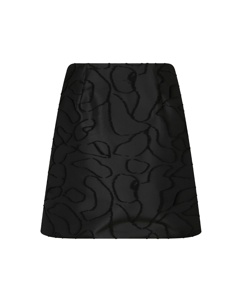 Stine Silje mini nederdel i sort