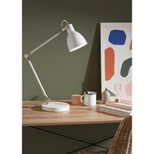 House Bordlampe WhiteSteel Markslöjd Mango Gulvlampe DybergLarsen