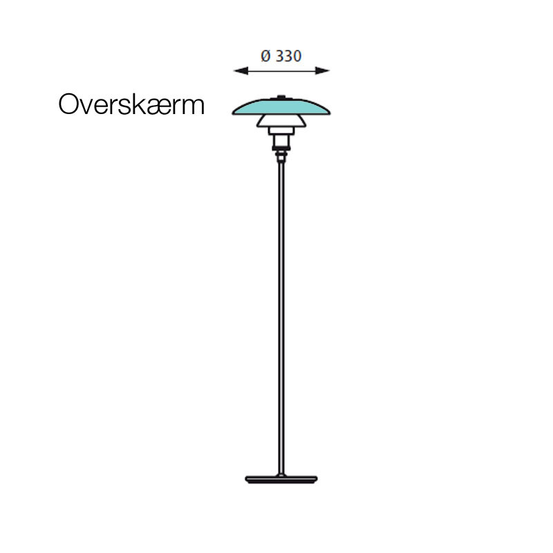 PH 3 u00bd 2 u00bd Golvlampa Glasskärm Louis Poulsen u2013 Köp online u2013 Designlite PH 3 u00bd 2 u00bd Golvlampa Glasskärm Louis Poulsen u2013 Köp online u2013 Designlite