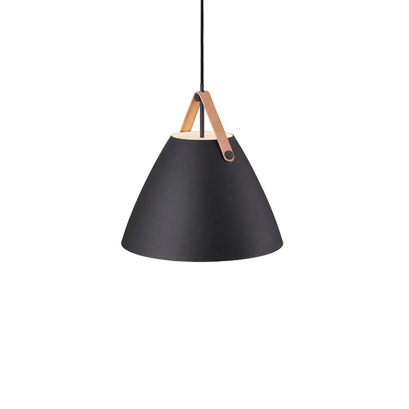Strap pendel lampe sort fra nordlux – køb online – designlite Sort loftlampe