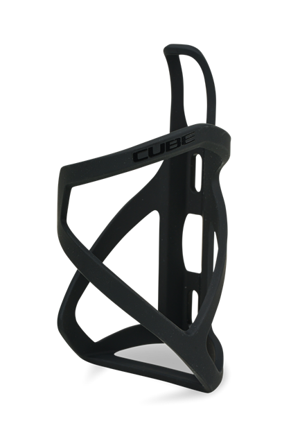 Cube Bottle Cage HPP Sidecage black'n'black lefthanded|Flaskeholder venstrehåndet