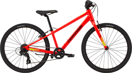 Cannondale Kids Quick 24" | Børnecykel MTB 7-12 år farve: Acid Red