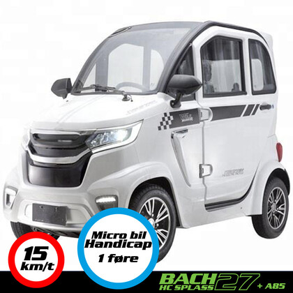 Kabinescooter BACH 27 quadricycle incl. Batteri A85| 4 Hjul