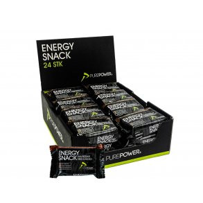 PurePower Energy snack kakao - æske med  24 stk.