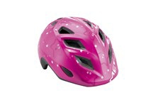 Met Børne Cykelhjelm Elfo/Genio Pink/stjerner