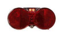 Mixbike Baglygte H-Vision 2-dioder m/batteri