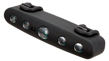 Baglygte Mixbike m/5Led & Batteri Sort