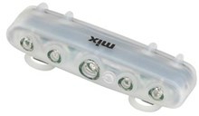 Mixbike Baglygte m/5Led & Batteri
