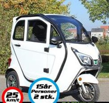 Kabinescooter Bach Delux 26 - Hvid - inkl. Batteri RS400