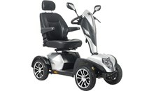 EasyGO L4B+ 4-hjulet el-scooter, Sølv