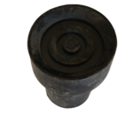 Dupsko til stok/krykstok str. 18/19 mm Sort